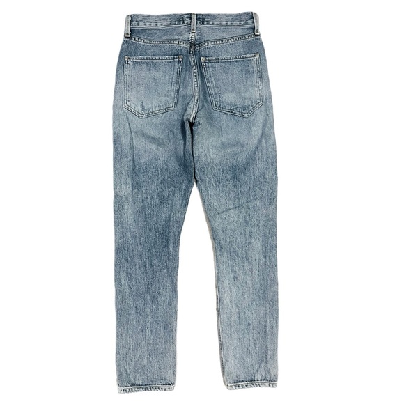 AGOLDE High Rise Button Fly Straight Leg Jeans Size 24 - Picture 5 of 6